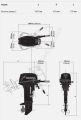 Лодочный мотор Tohatsu M9.9S двухтактный Лодочный мотор Tohatsu M9.9S двухтактный