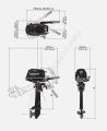 Лодочный мотор Tohatsu MFS6C S-S 6 л.с. четырехтактный Лодочный мотор Tohatsu MFS6C S-S 6 л.с. четырехтактный